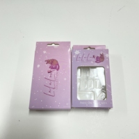 Boîte vide personnalisée pour ranger les faux ongles, lot de 10 pièces, avec insertion de faux ongles par EVA et Blister, emballage pour manucure, vente en gros