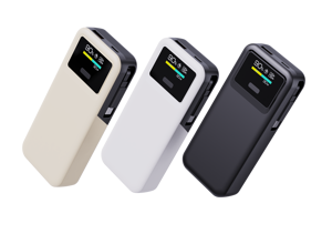 Banques d'alimentation à <span class=keywords><strong>charge</strong></span> ultra-rapide avec PD35W, câble rétractable intégré, Powerbank sans fil avec écran numérique intelligent TFT, désactivation - Product Image 1