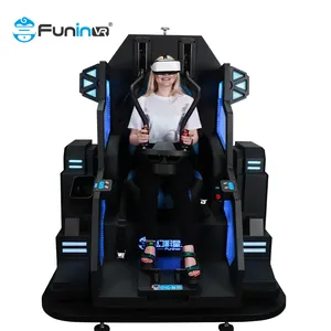 FuninVR Design VR Mecha Robot Driving 9D VR Rides Game Machine Simulator Virtual Reality for vr theme park indoor games