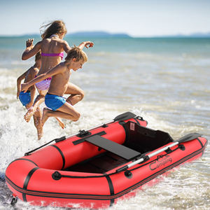 Red and Black 75ft PVC Life <b>Raft</b> 180kg Capacity - Product Image 5