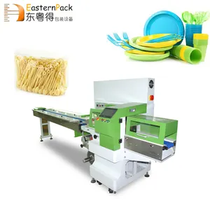 Automatic ice pop packaging machinery long pasta stick noodles packing machine food wrapper leaf wrapping machine