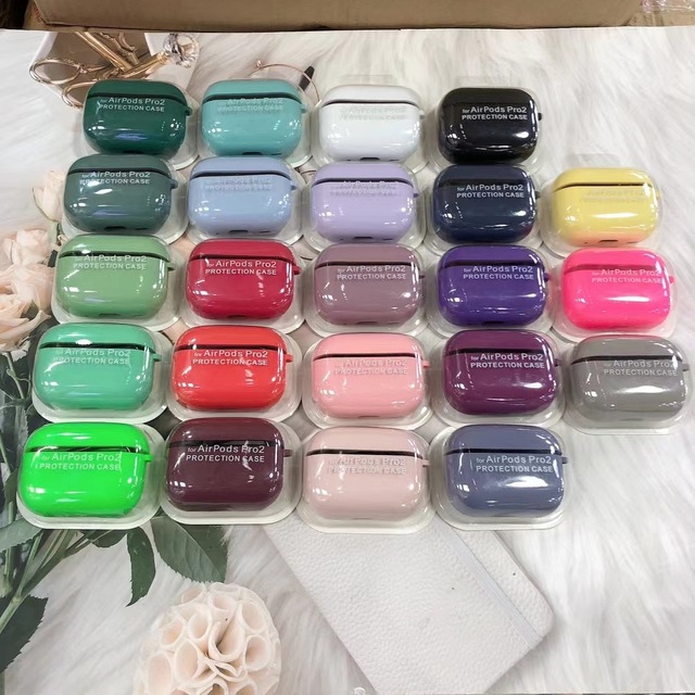 In Stock Silicone Skin Dust-Proof Accessories for Apple AirPods Pro 2 1 3 Charging Case for AirPods Pro 2 PC Silicon Case Shell