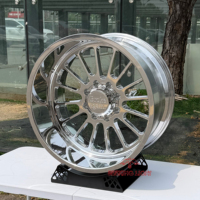 Jantes forgées 22x12 24X14 26x14 8*180 6x135 chromées polies pour GMC Sierra Dodge RAM1500 2500 F150