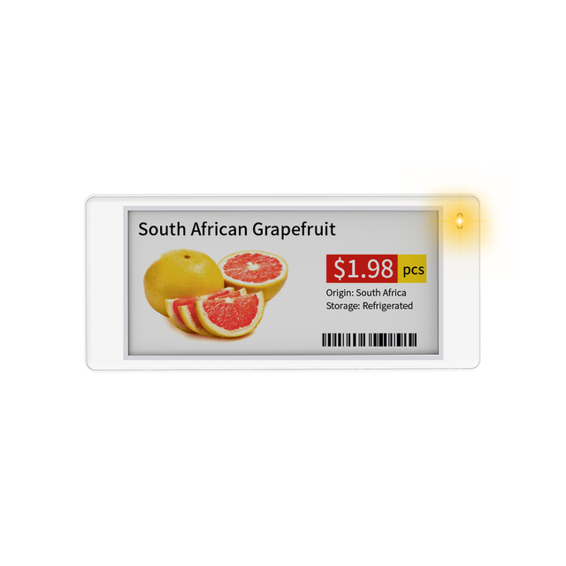 MinewTag 4 Colors Thin 2.9inch Bluetooth 5.0 ESL Electronic Shelf Label Epaper Tag Eink Digital Price Label for Supermarket