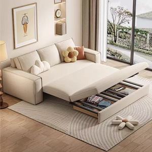 <span class=keywords><strong>Canapé</strong></span> <span class=keywords><strong>convertible</strong></span> moderne en tissu avec structure métallique, inclinable, extensible, pliable, <span class=keywords><strong>housse</strong></span> amovible et lavable, 3 places pour salon - Product Image 2