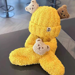 Venta al por mayor Gorros Crochet Cute Skull Knit Custom Cap Puff Print Stand para niños Sombreros Otoño - Product Image 5