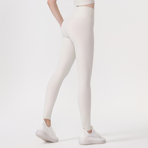 Leggings de yoga imperméables pour femmes aux États-Unis, leggings de yoga d'extérieur à taille haute, pantalons d'entraînement coupe-vent avec poches zippées, randonnée - Product Image 5