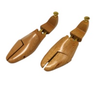 Chaussure en bois de hêtre verni de haute qualité avec civière d'extension à tête fendue pour chaussures en cuir