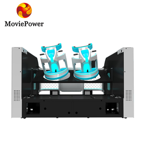 เครื่องจำลองการบิน 360 VR 9D สำหรับ <span class=keywords><strong>2</strong></span> ผู้เล่น เก้าอี้คอนโซลแบบอินเทอร์แอคทีฟ 9D พร้อมระบบเสียงกรีดร้อง ระบบชำระเงินด้วยเหรียญและบัตรเครดิต - Product Image 3