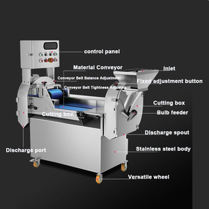 Bán buôn cắt rau Máy đa chức năng Rau Cutter Slicer khoai tây mojos Slicer Rau Cutter/Slicer/Chopper - Product Image 5