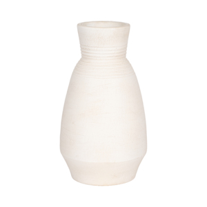 Vaso moderno in terracotta per decorazioni domestiche, elemento scultoreo per soggiorno e camera da letto - Product Image 3