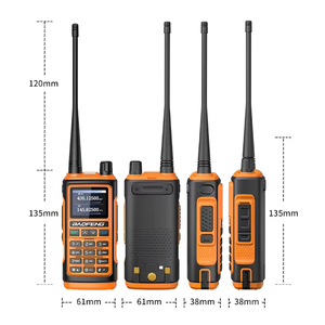Baofeng UV-17 Pro Max GPS double bande émetteur radio bidirectionnel portable UHF VHF 8W sortie <span class=keywords><strong>FM</strong></span> 5km Ran talkie-walkie professionnel - Product Image 5