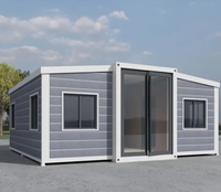 Maison préfabriquée en conteneur extensible, vente en gros en Chine, maison en conteneur pliable de 40 pieds, mini-maisons préfabriquées, maison modulaire