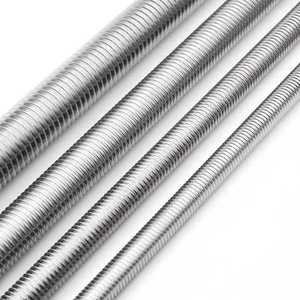 Custom Made 304 Stainless Steel Threaded Rods M3 M42 Full Thread Metric Right Hand Grade A OEM Support - Product Image 1