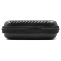DONGYU OEM Hard Cover Warna Hitam Kotak Kabel Charger Earphone dengan Busa Organizer Kabel Travel Tas Kotak Eva