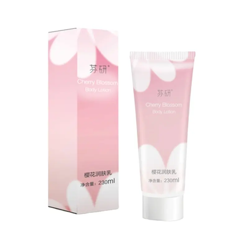Factory private label oem luxury body lotion packaging moisturizing floral body lotion for women