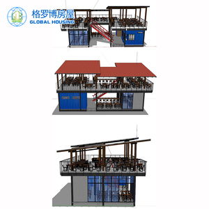 Lujo Prefab Tiny 20-40 pies Totalmente amueblado Envío Casa verde Contenedor modular Hogar para oficina Tienda Hotel Villa Aseo - Product Image 6