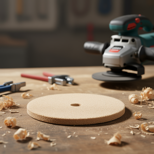 Discos de Lijado de Sisal Acolchados Fervi de 150 mm para Acabado de Madera y Metal - Product Image 3