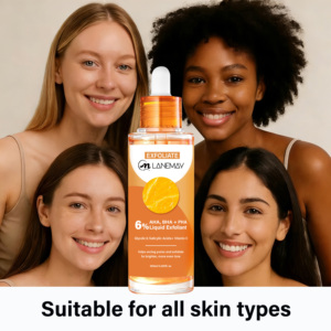 ODM ODM ไบรท์เทน ไวท์เทนนิ่ง แอนตี้ริงเคิล เฟด ไฟน์ ไลน์ส เอ็กซ์โฟลิเอชั่น รีมูฟ แบล็คเฮดส์ แอนด์ แอคเน่ วิตามิน บีเอชเอ+เอเอชเอ+พีเอเอ โทนเนอร์บำรุงผิวหน้า - Product Image 5