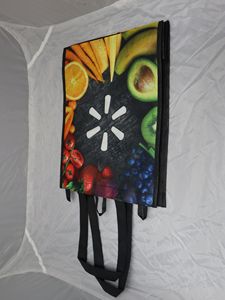 Bolsa de Compras Reutilizable Ecológica de Alta Calidad, No Tejida, con Logotipo Personalizado, Laminada, de PP Reciclado, con Asa de Alta Visibilidad y Diseño de Dibujos Animados - Product Image 5