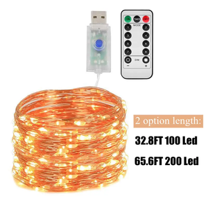 Luci a Corda Leggere ad Attivazione Vocale per Decorazioni Natalizie, Illuminazione per Albero, Luci LED RGB Multicolore - Product Image 5