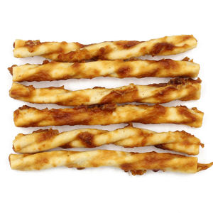 Venta al por mayor de golosinas para la salud dental del perro, golosinas para masticar con colágeno, pollo, cuero crudo para entrenar dientes limpios - Product Image 4