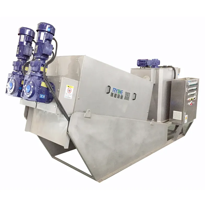 Screw Type Sludge Dewatering Machine and Dewatering Plant Slurry Treatment System and Screw Press Separator Filter Press