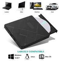 High Quality Extra-Thin USB3.0 External Mobile Optical Drive for Notebook DVD-RW DVD/CD Computer Laptop Type-c Port for Desktop
