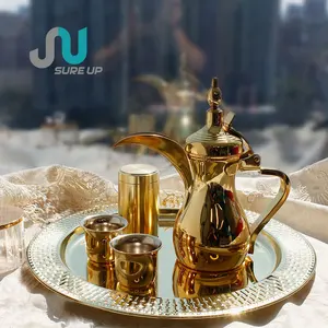 Authentic Dallah Gift Set with Flavorful Arabian Coffee