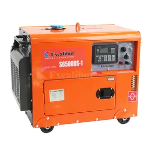 ポータブル三相空冷3Kva4Kva 5Kva 6Kva 7Kva 8Kva 9Kva 10Kvaスーパーサイレントディーゼル発電機