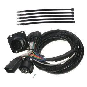 Custom 7 Pin RV Trailer Plug Socket Wiring Harness with Connector Special harness for Special Vehicle