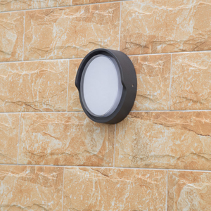 Applique murale LED moderne SENZHAO, étanche IP65, pour extérieur, forme ronde ou rectangulaire, en aluminium moulé sous pression, pour maison, jardin, terrasse - Product Image 6