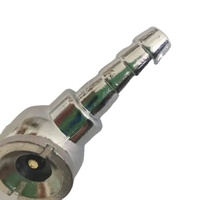 Closed Flow Air Tire Chucks RV Tire air Chuck with Clip on Brass 6mm,8mm,10mm Ball Style Hose Barb air Chuck for Tire
