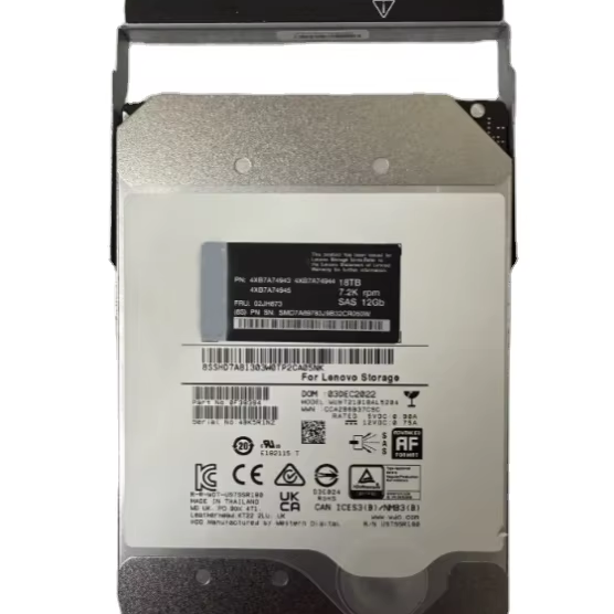New and Original Condition 4XB7A74943 18TB 7200 RPM 12Gbps SAS 3.5 Inch Enterprise Capacity Hard Drive Storage Component