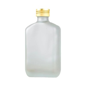 Bouteille en verre transparente plate de 100 ml la plus vendue avec bouchon à vis métallique pour boissons, vin, café, <span class=keywords><strong>tequila</strong></span> - Product Image 2