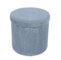 Pouf de rangement rond pliant pour enfants pouf Maroc tabouret pliable pour chambre ou hôtel