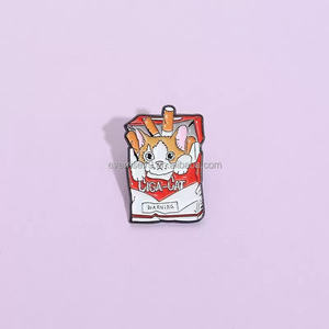 เข็มกลัดโลหะรูปลูกแมวสีส้มสไตล์เกาหลีน่ารักสำหรับวันคริสต์มาสวันฮาโลวีน - Product Image 3