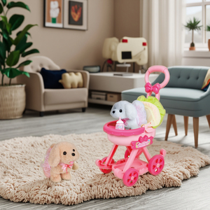 MOE divertido eléctrico simulación alimentación caminar mascota conejo gato perro mochila conjunto interactivo peluche compañero juguete para niñas - Product Image 4