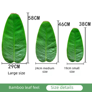 Tappetino da Tavola in Foglia di Banana Artificiale Hawaiana Real Touch per Occasioni di Capodanno - Product Image 2