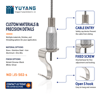 Prix usine Suspension crochet en alliage suspendu pour les lumières