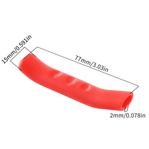 MUQZI Housse de protection de levier de frein personnalisée pour vélo de route <span class=keywords><strong>VTT</strong></span> Housse de <span class=keywords><strong>poignée</strong></span> de frein de vélo antidérapante en silicone - Product Image 3