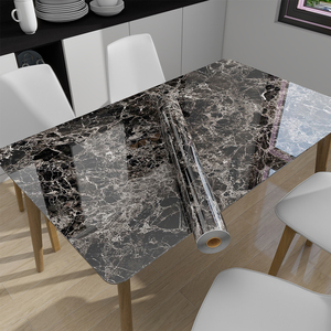 DUUEIHHUER autoadhesivo Peel Stick Backsplash <span class=keywords><strong>vinilo</strong></span> <span class=keywords><strong>cocina</strong></span> blanco negro mármol papel pintado moderno impermeable extraíble <span class=keywords><strong>encimera</strong></span> - Product Image 5