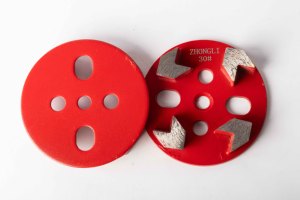 Segment de meulage de sol en béton de haute qualité Jiangxi Zhongli à 5 trous et 4 pointes |   Prix d'usine - Product Image 5