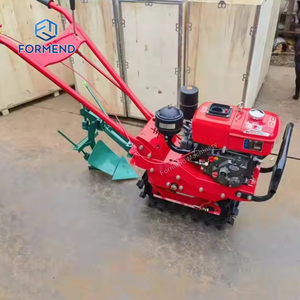 Micro-cultivateur portatif pour l'agriculture en montagne, démarrage essence/diesel, tracteur à chenilles, cultivateur facile à utiliser M - Product Image 1