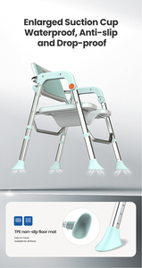 <span class=keywords><strong>Chaise</strong></span> de douche pliable et réglable en alliage d'aluminium, 150 kg, siège ergonomique de réadaptation, antidérapant, sécurité <span class=keywords><strong>pour</strong></span> les personnes âgées - Product Image 6