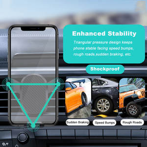 <span class=keywords><strong>Supporto</strong></span> <span class=keywords><strong>per</strong></span> Telefono da <span class=keywords><strong>Auto</strong></span> Elegante con Blocco Automatico a Gravità, <span class=keywords><strong>Supporto</strong></span> <span class=keywords><strong>Universale</strong></span> <span class=keywords><strong>per</strong></span> <span class=keywords><strong>Cellulare</strong></span> da Bocchetta dell'Aria dell'<span class=keywords><strong>Auto</strong></span> - Product Image 6