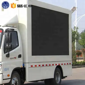 Anúncio à prova d' água ip65 para caminhão móvel p6 ao ar livre tela led tela barata