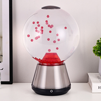 Veilleuse 3D moderne pour bébés et enfants, base à changement de couleur RGB, imitant un requin, lampe LED imitant une éruption volcanique