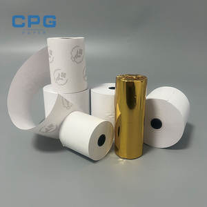 Suministro Directo de Fábrica, Rollo de Papel para Recibos POS de 57x30mm 57x40mm, Libre de BPA, 55gsm, Rollo Térmico Transparente para Sistema POS Portátil - Product Image 1