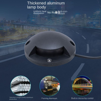 Lampes de sol en aluminium imperméables IP65 pour jardin, cour, marches et allée